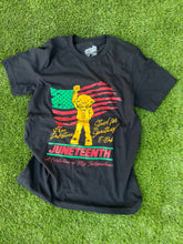 Load image into Gallery viewer, E-Dub Juneteenth Stand for Something “Free Palestine” Tee