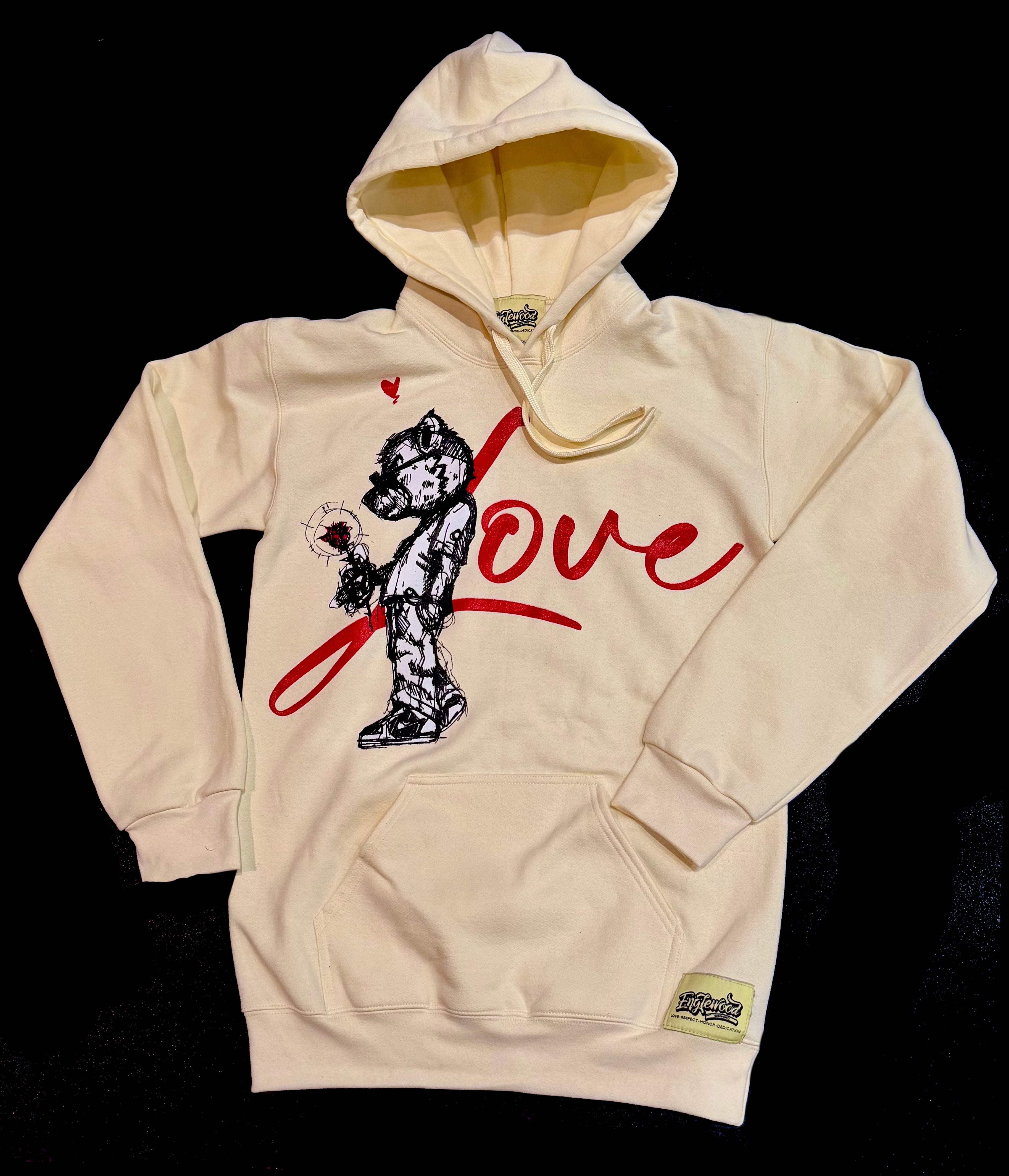Love Hoodie - Cream