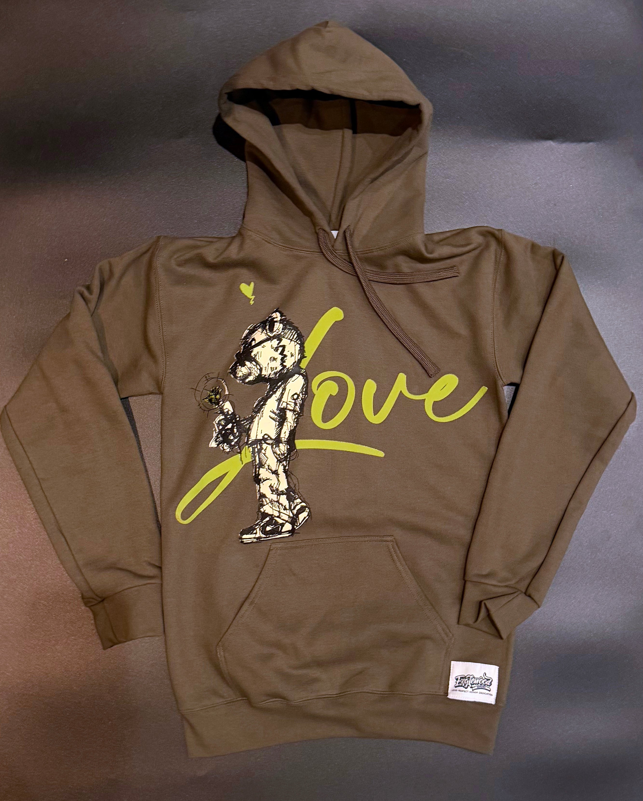 Love Hoodie - Olive
